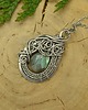 wisiory Wisiorek oryginalny labradoryt wire wrapping 2