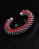 bransoletki ze szkła Arfarn, smocza bransoleta cuff, beading 1