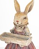 ozdoby wielkanocne Figurka - króliczka 20x10x8cm AMELIA ze skrzynką na kwiaty 3