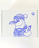 kolorowanki dla dzieci Portrait of a Penguin named Sani 2