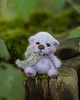 misie i maskotki Miś Miniaturka- Lawendowy 1