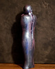 figurki i rzeźby Rzeźba z gipsu, figurka para zakochanych, niebiesko-fioletowa, 14,8 cm 2