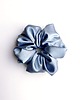 gumki do włosów In blue XL - zestaw jedwabnych scrunchie 1