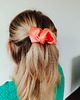 spinki i klamry do włosów Scrunchie spinka klamra jedwabna jasny łosoś 1