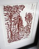 grafiki i ilustracje Linoryt "Park" 8