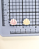 kolczyki z masy plastycznej Zestaw letnich kolczyków - koniki morskie 4