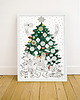 kolorowanki dla dzieci Kolorowanka plakat 100x70 cm CHRISTMAS TREE 2