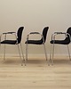 krzesła Komplet trzech krzeseł, włoski design, lata 70, produkcja: Włochy 7