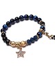 bransoletki z kamieni naturalnych Kolekcja Rich - Dark blue star 2