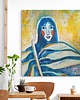 obrazy Obraz ręcznie malowany na płótnie 100x100 cm - Wróżka w dżungli 1
