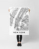 plakaty Nowy Jork  New York Plakat Mapa 3