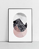 plakaty STONE 4 - plakat skandynawski pastelowy 1