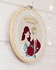 Ślub - inne Personalizowana pamiątka ślubna, haft w tamborku 2