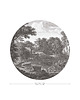 tapety i naklejki ścienne Dots Ancient Riverside Grove - samoprzylepna tapeta w kształcie koła 1