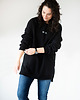 bluza bez kaptura damska Bluza OVERSIZE czarna NIE. 1