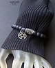 bransoletki drewniane Bransoletka  z węzłem celtyckim pentagramem i lawą. Amulet  prezent unisex 1