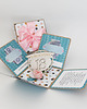 kartki scrapbooking 18 urodziny, exploding box, kartka 3d osiemnastka 2