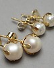 kolczyki z kamieniami Dots - pearls white vol. 2 /alloys collection/ - sztyfty 4