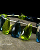 kolczyki wire wrapping Kolczyki Bali Bali - Kwarc London Blue Srebro 3