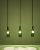 lampy wiszące Lampa wisząca z kloszem butelka - żółta. 2