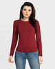 bluzki z długim rękawem damskie Longsleeve Klosters Red 1