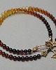 chokery Bursztyny ombre /choker/ naszyjnik  - Szlachetna kolekcja 2