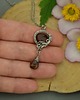 chokery Długi wisiorek kwarc dymny wire wrapping 4