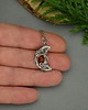 wisiory Wisiorek księżyc czerwony karneol wire wrapping 2