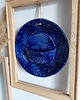 Ozdoby na ścianę Ceramiczna dekoracja ścienna kobaltowa 4