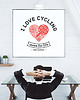 plakaty Plakat. I love cycling 1