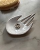 pojemniki na biżuterię Ceramiczna Łapka Handmade Talerzyk na Biżuterię Złote Ciapki 2