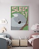 obrazy i plakaty do pokoju dziecięcego Plakat Sleepily - Śpiąco 1