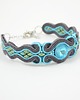 bransoletki soutache Feather in gray 2