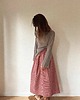 spódnice maxi Spódnica na gumce BIBI /CHESTNUT/ 2