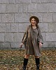 sukienki midi damskie REBEL Khaki sukienka mini z tencelu 4