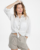 szorty damskie Lniane spodenki BLOOM natural linen 2