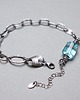 bransoletki wire wrapping Sztabka /blue sky /- bransoletka 4