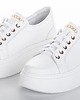 sneakersy damskie Sneakersy skórzane    (7111) 3