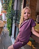 shorty dla dziewczynki Krótkie spodenki dziewczęce - śliwka 2
