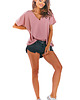 t-shirt damskie Bluzka C203 różowy 4