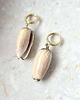 kolczyki pozłacane Kolczyki srebro złocone GOLDEN SAND SHELLS 4