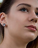 kolczyki szklane Poppy Hare kolczyki wkrętki na wieczorową imprezę 1