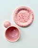 kubki Filiżanka Pink and red /150ml/ +spodek. Z serii Good Vibes CCLTV 1