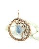 wisiory Akwamaryn wisiorek wire wrapping 1