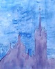obrazy WYPRZEDAŻ SZTUKI! Akwarela Kraków za mgłą oryginalny obraz 300g A4 21x30 cm 1