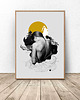 plakaty Plakat kolaż "Kobieta w słońcu" 2