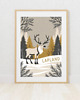 plakaty PLAKAT Laponia skandynawski renifer Finlandia 1