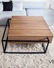 stoliki kawowe Stolik kawowy lity dębowy Drewno Design Loft Dąb 5