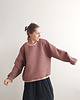 bluza bez kaptura damska Bluza Wafel "W_05" nutella 7