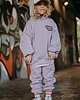 bluzy dla dziewczynki Dres oversize Teddyland lawendowy 4
